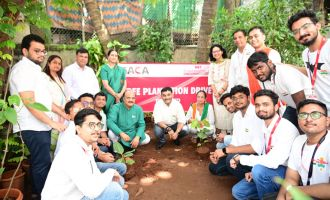 Tree Plantation Activity in MET Campus